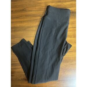 Maze Pull On Black Leggings Size Large, Front And Rear Seams - Unassuming Witchy